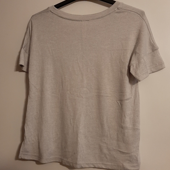 Xhilaration Pajama Top Womens Size Large Gray Pink Black Take Me Away Super Soft - Picture 2 of 9